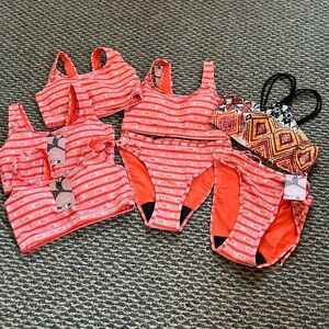 Stylish Orange Women's Swimwear Set get everything in picture for 20.00
